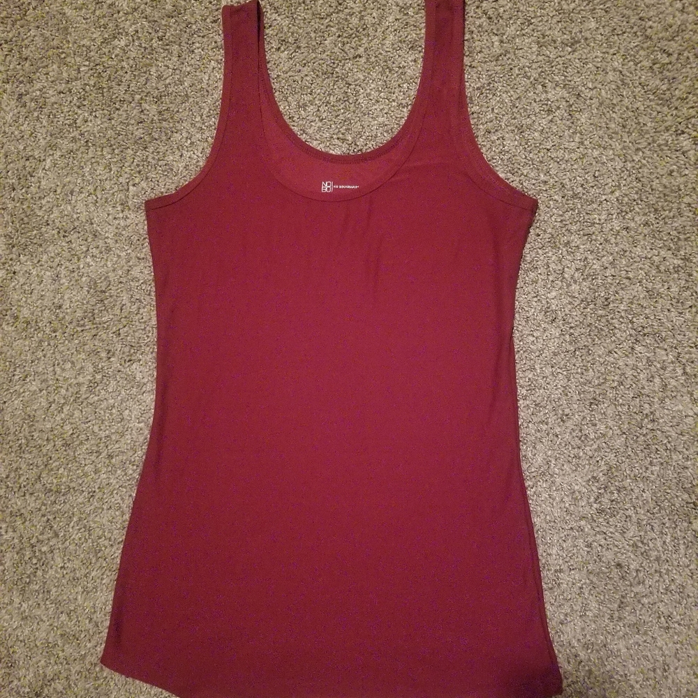 Burgundy Tank Top